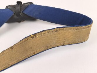 Preußen, Kartuschkasten mit Paradebandolier für Kavallerie. neuzeitliche Sammleranfertigung