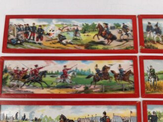 Kaiserreich, 10 Glasbilder für "Laterna...