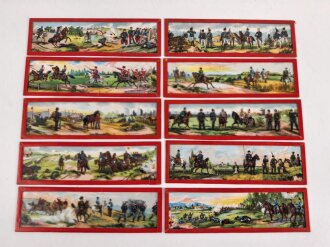 Kaiserreich, 10 Glasbilder für "Laterna magica" in gutem Zustand