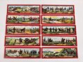 Kaiserreich, 10 Glasbilder für "Laterna magica" in gutem Zustand