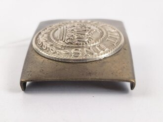 Preußen, Koppelschloss für Mannschaften. Gereinigtes Stück in gutem Zustand