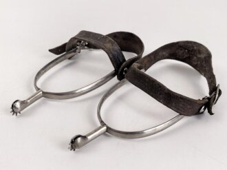 Kaiserreich, Paar Anschnallsporen in gutem Gesamtzustand. Ungereinigt