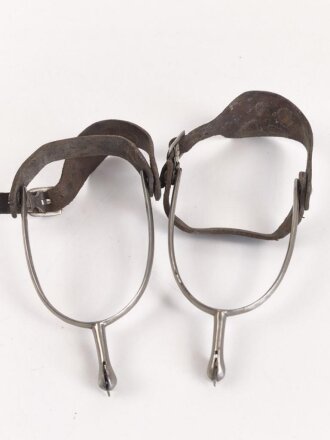 Kaiserreich, Paar Anschnallsporen in gutem Gesamtzustand. Ungereinigt