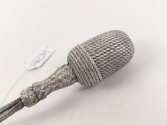 Portepee zum Dolch für Offiziere der Luftwaffe. Getragenes Stück