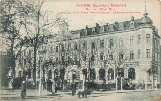 Ansichtskarte "Park-Hotel Maximilian Regensburg"