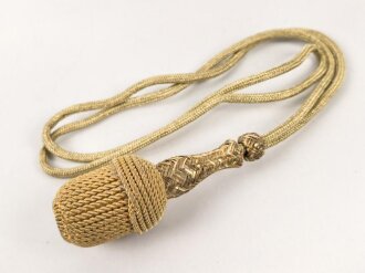 Portepee zum Dolch für Offiziere der Kriegsmarine, neuzeitliche Sammleranfertigung