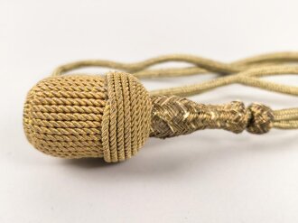 Portepee zum Dolch für Offiziere der Kriegsmarine, neuzeitliche Sammleranfertigung