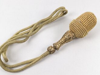 Portepee zum Dolch für Offiziere der Kriegsmarine, neuzeitliche Sammleranfertigung