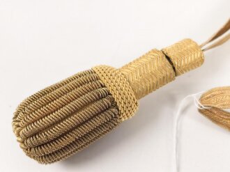 Portepee für eine Blankwaffe. Metallfaden, für...