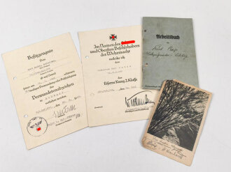 Kleine Urkundengruppe für einen Angehörigen im Grenadier Regiment 256