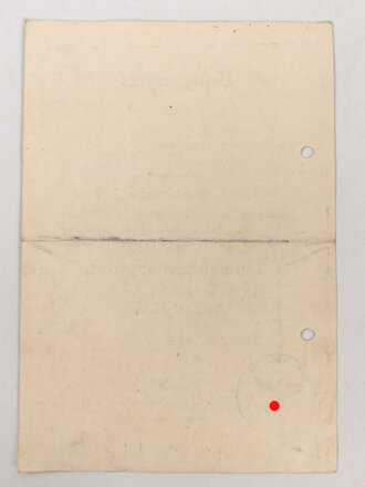 Kleine Urkundengruppe für einen Angehörigen im Grenadier Regiment 256