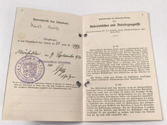 Kleine Urkundengruppe für einen Angehörigen im Grenadier Regiment 256