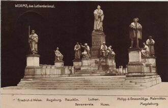 Ansichtskarte "Worms, das Lutherdenkmal"