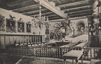 Ansichtskarte "Worms am Rhein, Kaisersaal im...