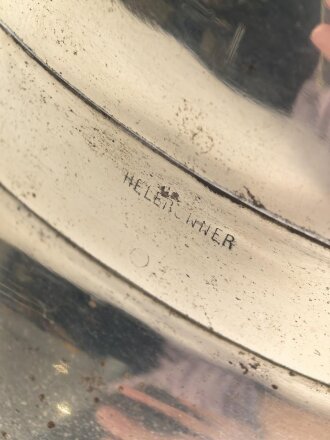 Frankreich , Helm für Dragoner Modell 1874. In allen Teilen originales Stück, zusammengehörig