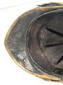 Frankreich , Helm für Dragoner Modell 1874. In allen Teilen originales Stück, zusammengehörig, Kopfgröße 57
