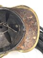 Frankreich , Helm für Dragoner Modell 1874. In allen Teilen originales Stück, zusammengehörig, Kopfgröße 57
