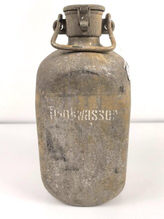 10 Liter Trinkwasserflasche Luftwaffe. Originallack, ungereinigtes Stück