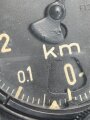Luftwaffe , Fein-Grobhöhenmesser Fl 22320. Um 1940, Variante mit verstellbaren Marken. So verwendet u.a. im FW190, Bf 109, Ar96, He 111, Ju88. Funktion nicht geprüft