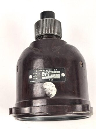 Luftwaffe,  elektrischer Drehzahlmesser Fl 20286-3. Verbaut unter anderem in Ju88. Funktion nicht geprüft
