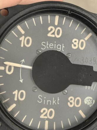 Luftwaffe, Variometer Fl 22386. Verbaut unter anderem in Ju88. Funktion nicht geprüft
