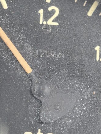 Luftwaffe, Ladedruckmesser FL 20555, Funktion nicht geprüft, verbaut u.a. in ME109 und Ju88 #1