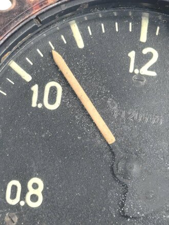 Luftwaffe, Ladedruckmesser FL 20555, Funktion nicht geprüft, verbaut u.a. in ME109 und Ju88 #1