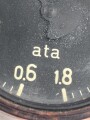 Luftwaffe, Ladedruckmesser FL 20555, Funktion nicht geprüft, verbaut u.a. in ME109 und Ju88 #1