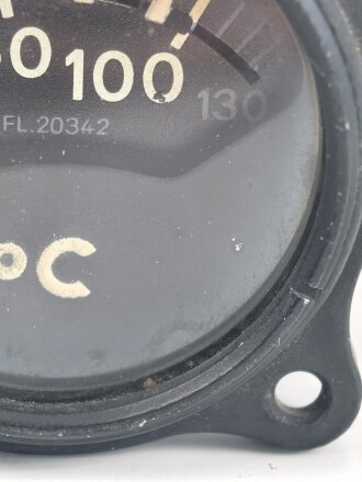 Luftwaffe Elektrischer Temperatur Anzeiger Fl 20342, Funktion nicht geprüft