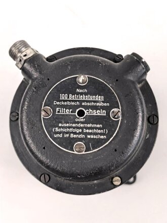 Luftwaffe , pneumatischer Horizont Fl 22426, Lizenzbau Pfeiffer Wetzlar. Funktion nicht geprüft