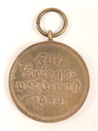 Kriegsverdienstmedaille 1939, Band beiliegend