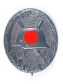 Verwundetenabzeichen schwarz, Eisen, Originallack, Hersteller "81" Overhoff & Cie., Lüdenscheid