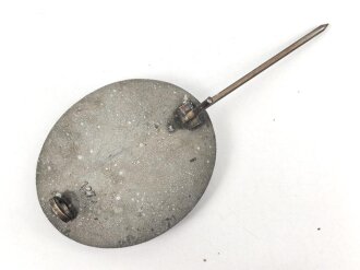 Verwundetenabzeichen silber, Zink versilbert. Hersteller 127 für Moritz Hausch AG, Pforzheim