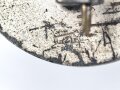 Verwundetenabzeichen silber, Buntmetall versilbert, Hersteller L/21 für Förster & Barth Pforzheim.