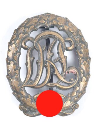 Reichssportabzeichen DRL in bronze. Buntmetall ohne Hersteller