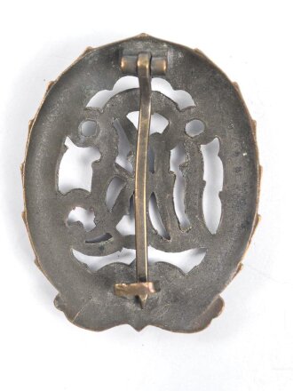 Reichssportabzeichen DRL in bronze. Buntmetall ohne...