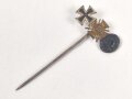 Eisernes Kreuz 2. Klasse 1914 / Ehrenkreuz für Frontkämpfer/ Verwundetenabzeichen schwarz, Miniatur 9mm