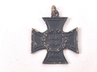 Ehrenkreuz für Witwen und Waisen, Miniatur für ein Frackkettchen 16mm