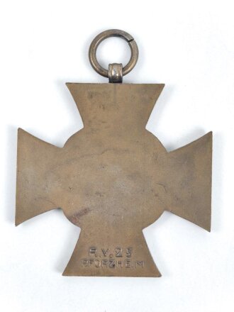 Ehrenkreuz für Kriegsteilnehmer, Eisen , Hersteller RV25 Pforzheim