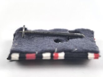 Bandspange Kriegsverdienstkreuz 2. Klasse mit Schwertern / Ehrenkreuz für Frontkämpfer , Breite 22mm