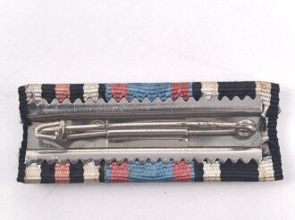 Bandspange Eisernes Kreuz 2. Klasse 1914 / Friedrich August Kreuz 2. Klasse 1914  / Ehrenkreuz für Frontkämpfer , Breite 40mm