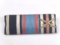 Bandspange Eisernes Kreuz 2. Klasse 1914 / Friedrich August Kreuz 2. Klasse 1914  / Ehrenkreuz für Frontkämpfer , Breite 40mm