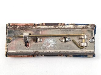 Bandspange mit NSDAP Dienstauszeichnung in bronze und silber, Breite 41mm