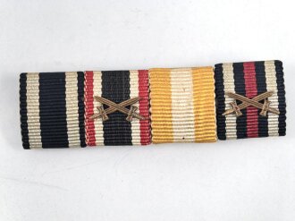 Bandspange eines tapferen Teilnehmers des 1. Weltkrieg. Breite 57mm