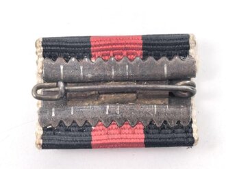 Bandspange Anschlussmedaille Sudetenland 1. Oktober 1938 mit Spange Prager Burg