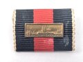 Bandspange Anschlussmedaille Sudetenland 1. Oktober 1938 mit Spange Prager Burg