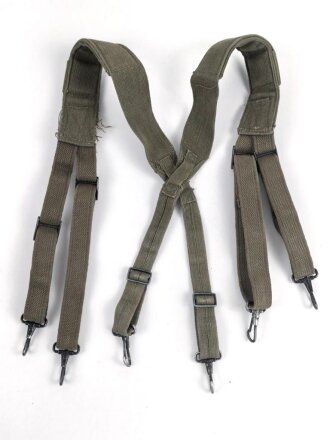 U.S. Army , 194? dated suspenders M-1943, well used