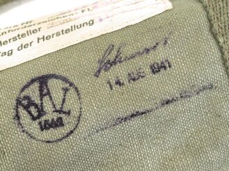 Luftwaffe Packwerkzeugtasche Fl 406201, Hersteller Schroeder & Co 1941, leicht defekt