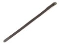 Tornisterriemen Luftwaffe, schokoladenbraunes Leder, Leichtmetallbeschläge. Herstellerstemepl von 1939. Ungebraucht