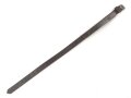 Tornisterriemen Luftwaffe, schokoladenbraunes Leder, Leichtmetallbeschläge. Herstellerstempell von 1939. Ungebraucht